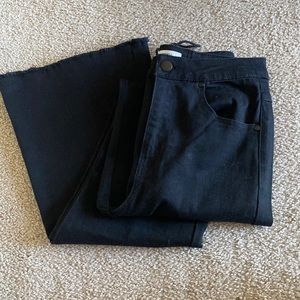 Forever 21 black flare Jean